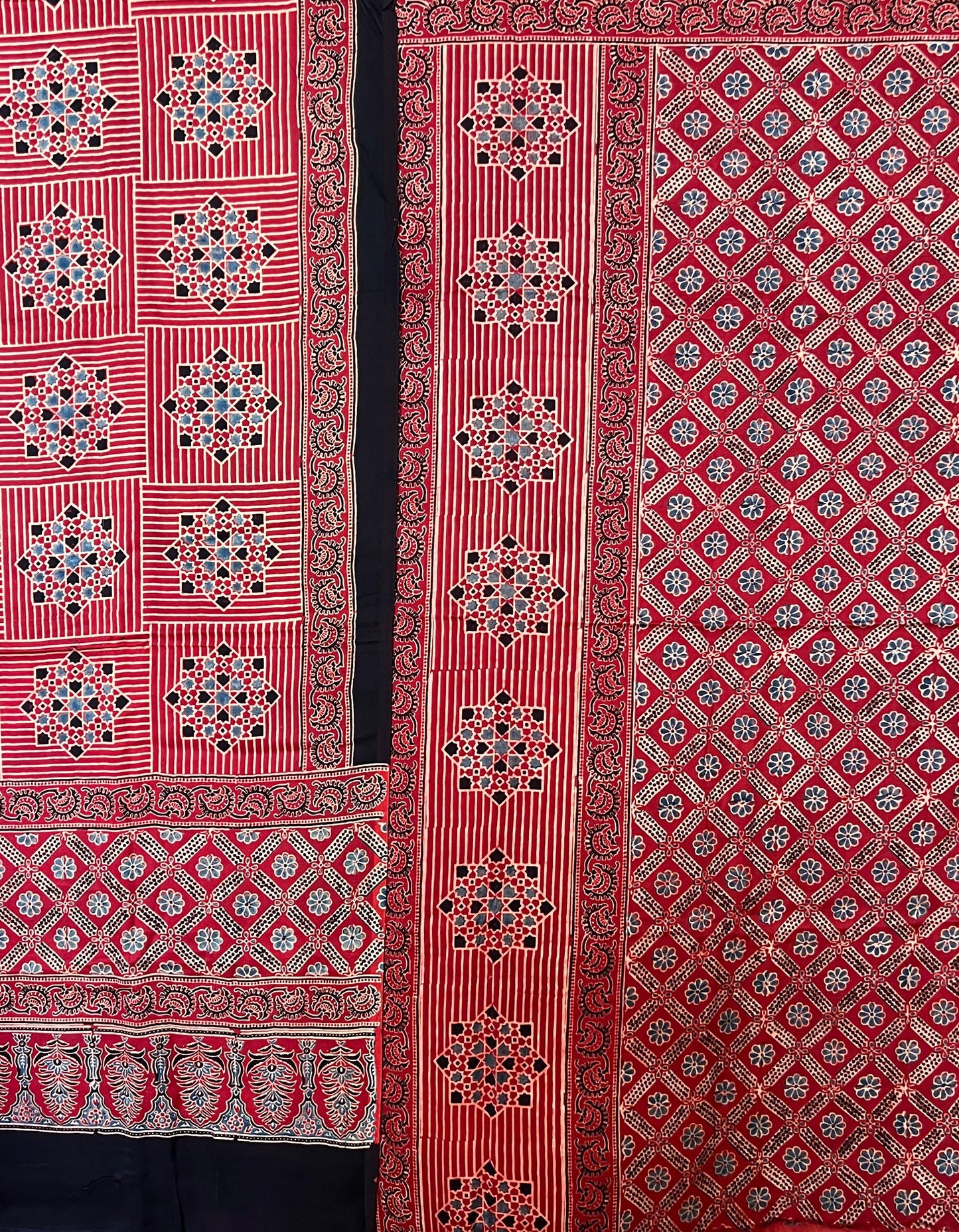 AJRAKH MODAL SILK SUIT (PH2136)