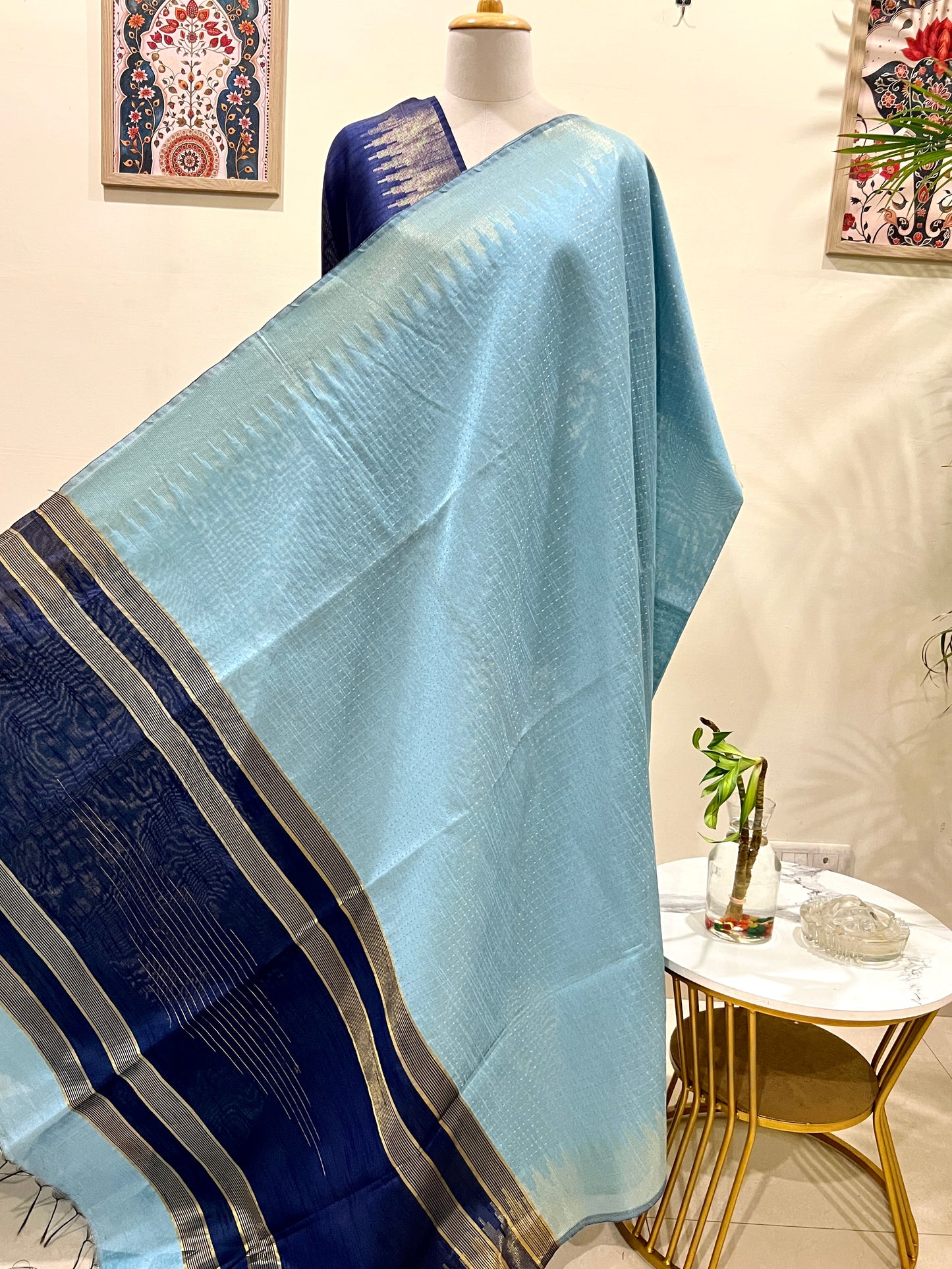 SEMI RAW SILK SAREE