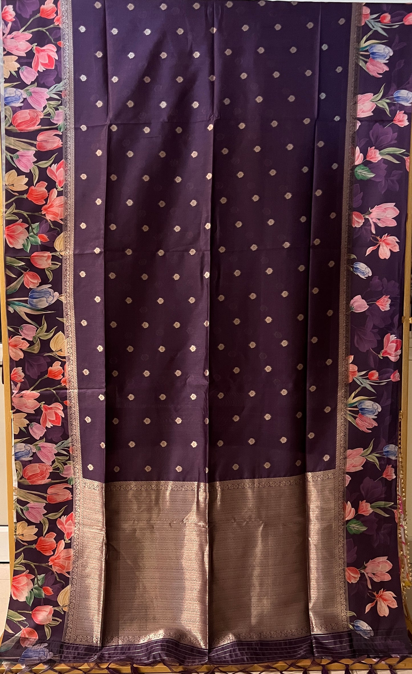 BANARSEE CHANDERI SILK SAREE