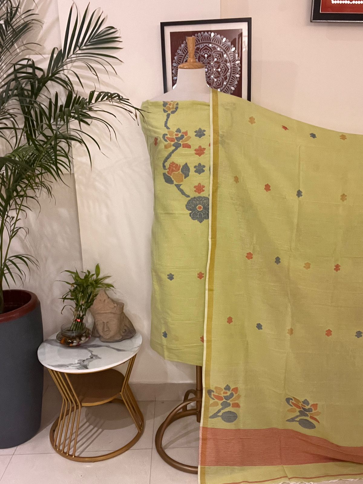 LINEN JAMDANI SUITS