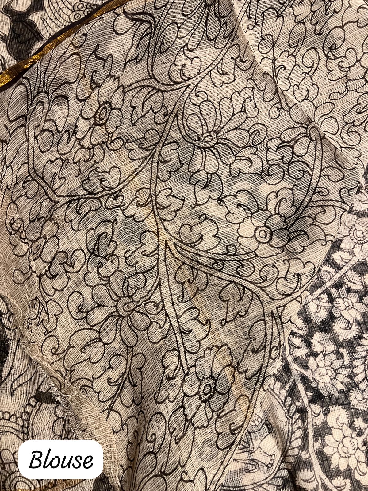 KOTA DORIYA KALAMKARI PRINT SAREE