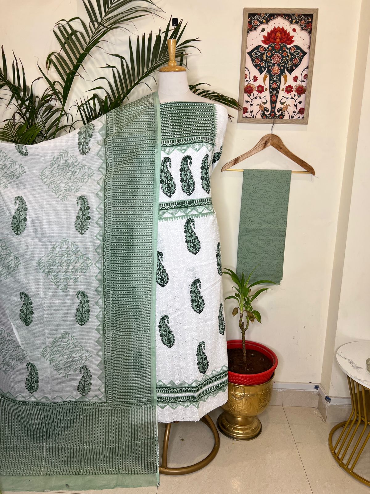 COTTON HAKOBA BLOCK PRINT SET