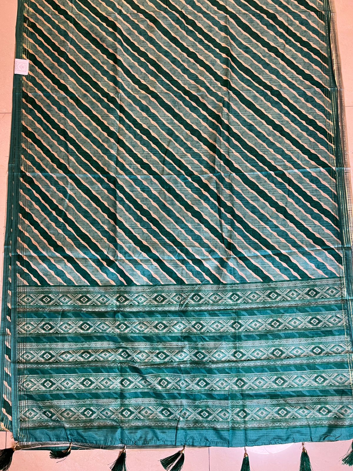 COTTON SILK LEHRIYA SAREE