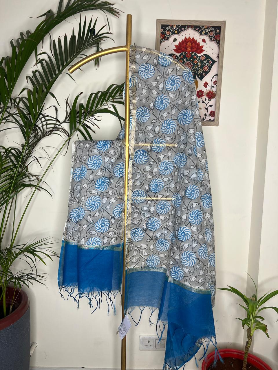 COTTON CHANDERI DUPATTA