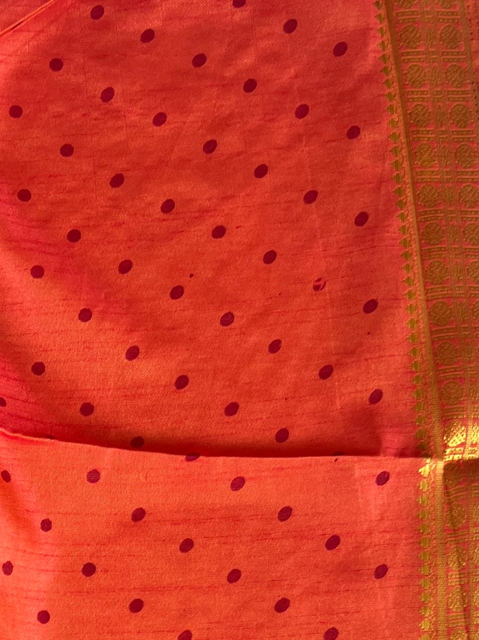 FINE SEMI TUSSER SAREE