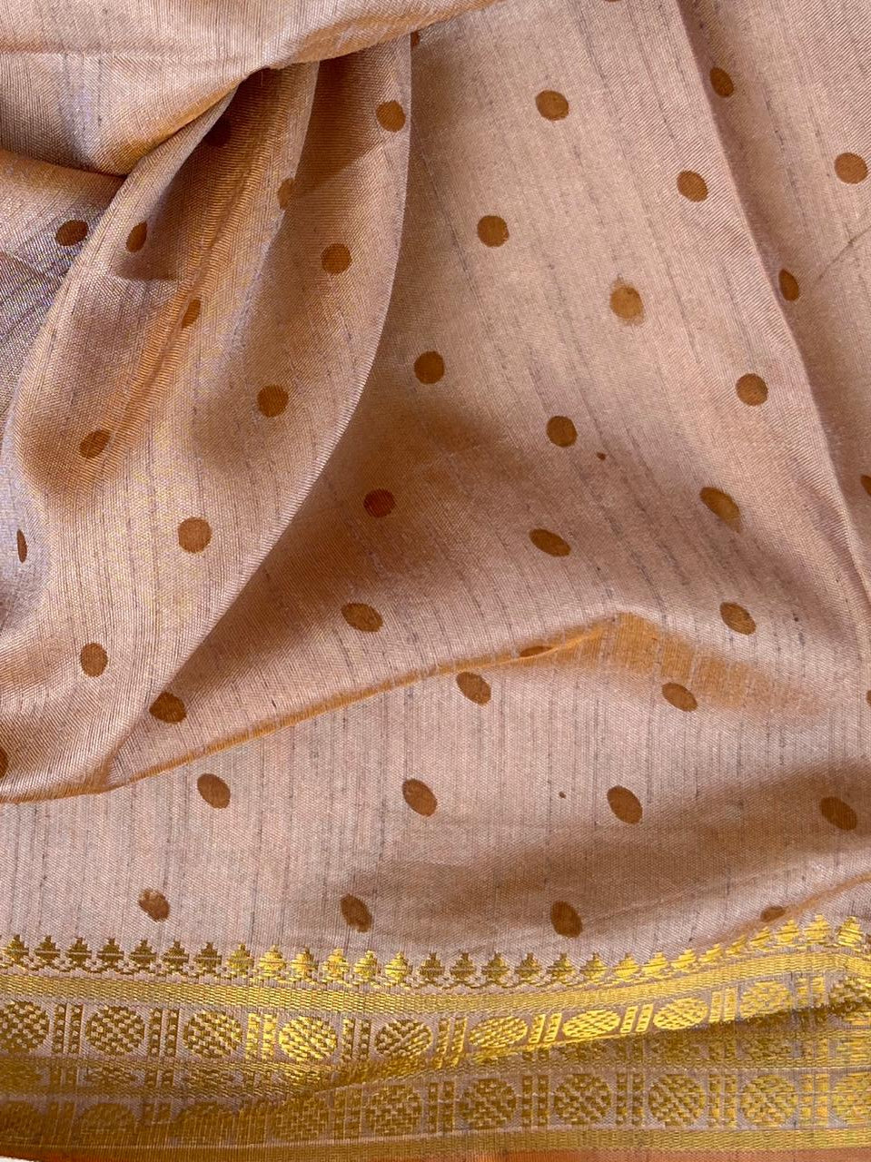 FINE SEMI TUSSER SAREE