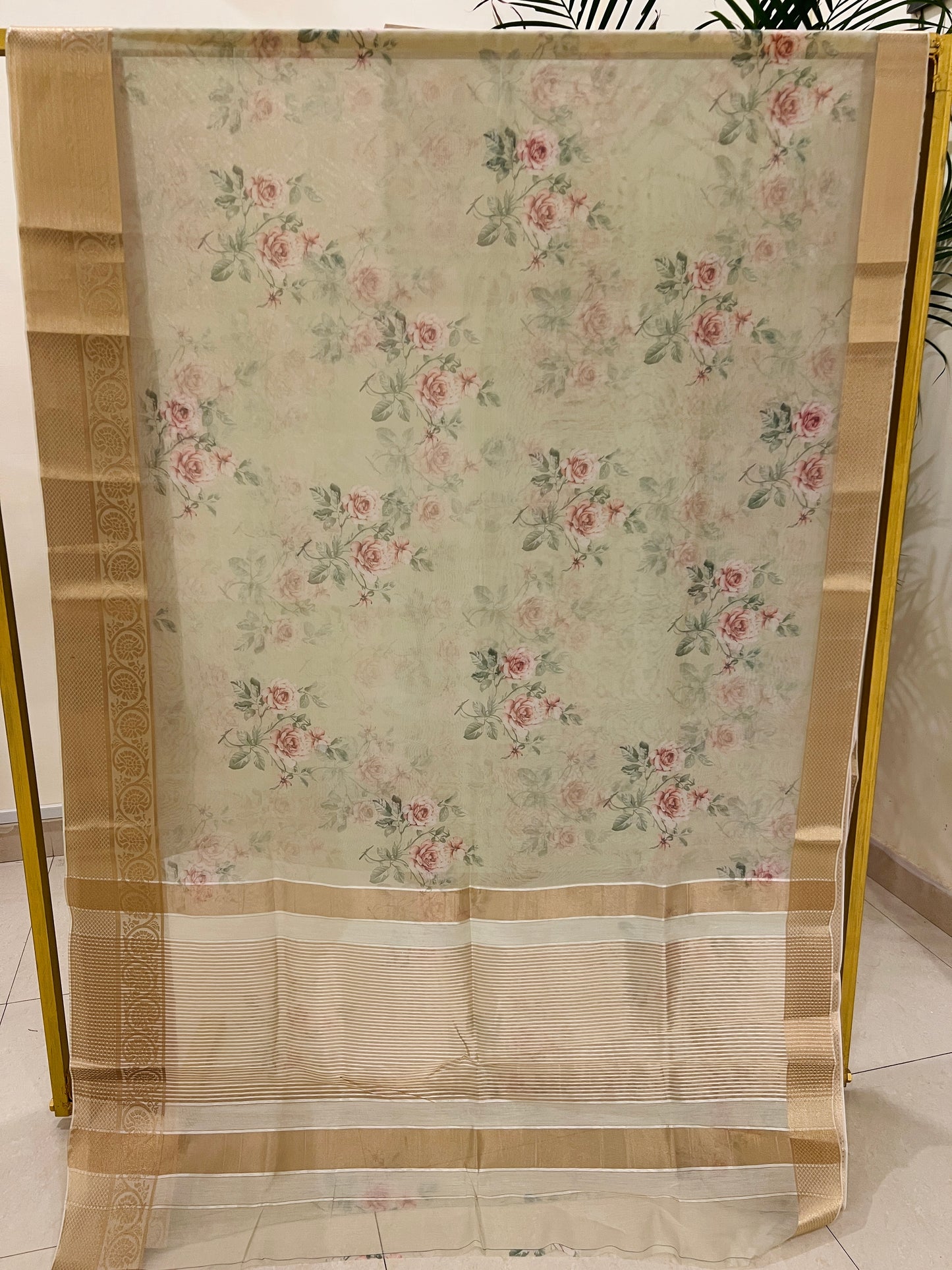 FINE ORGANZA SAREE (PH4445)