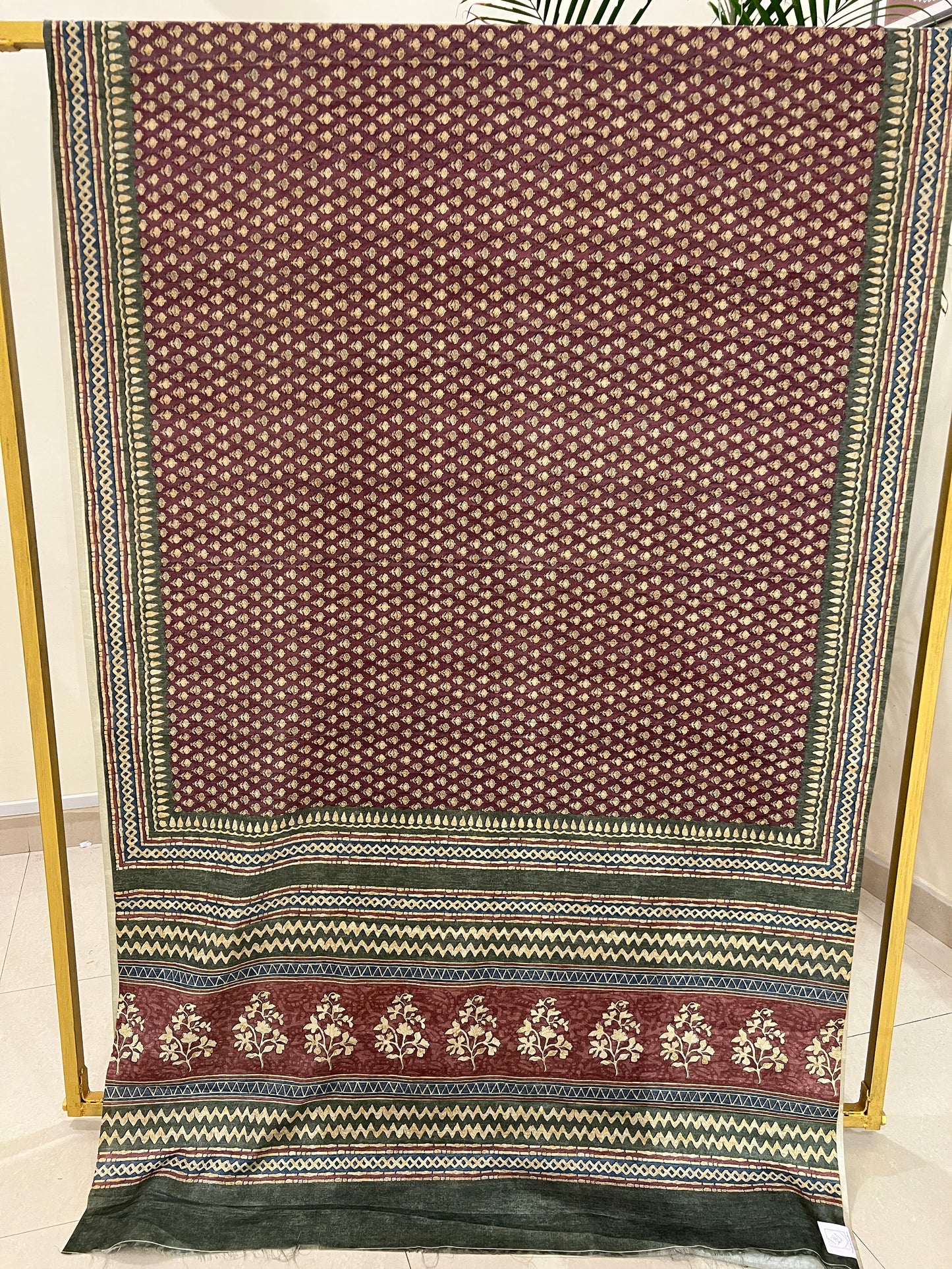 SEMI TUSSER SAREE (PH4455)