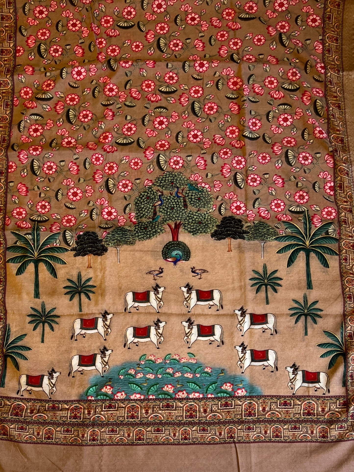 FINE CHANDERI SILK DUPATTA