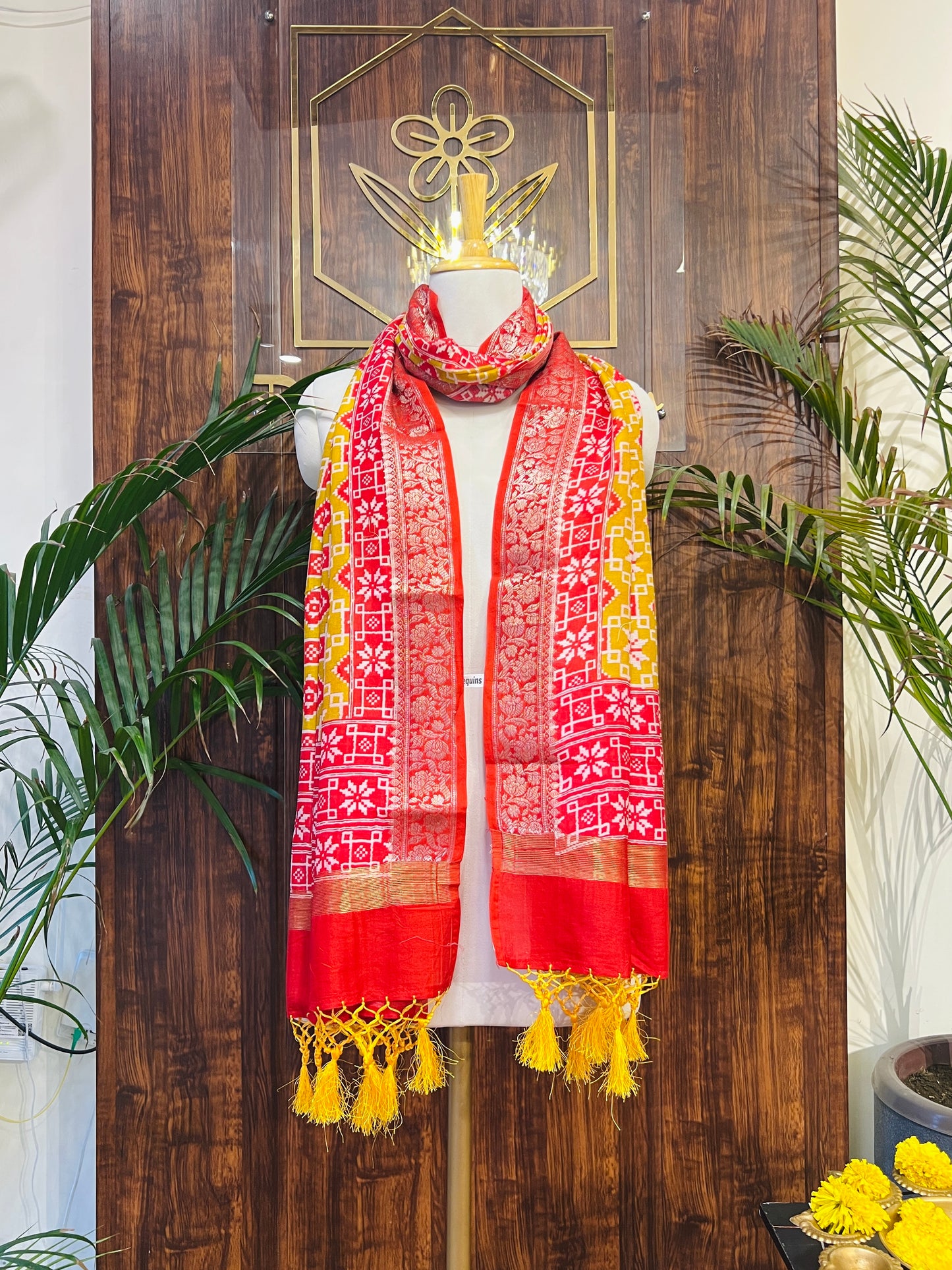 FINE CHANDERI SILK DUPATTA