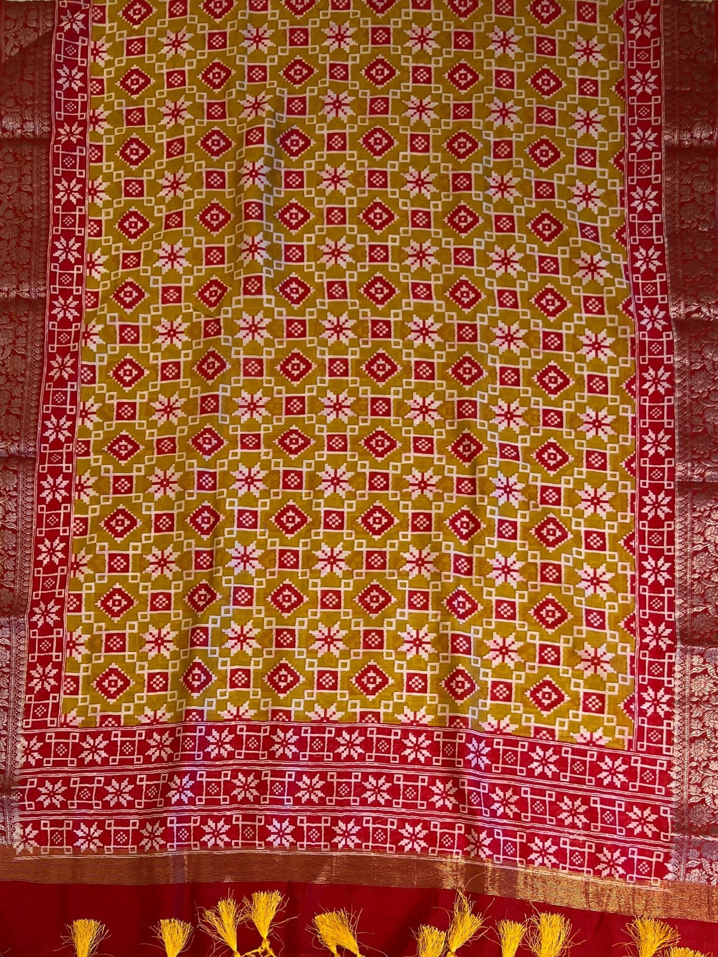 FINE CHANDERI SILK DUPATTA