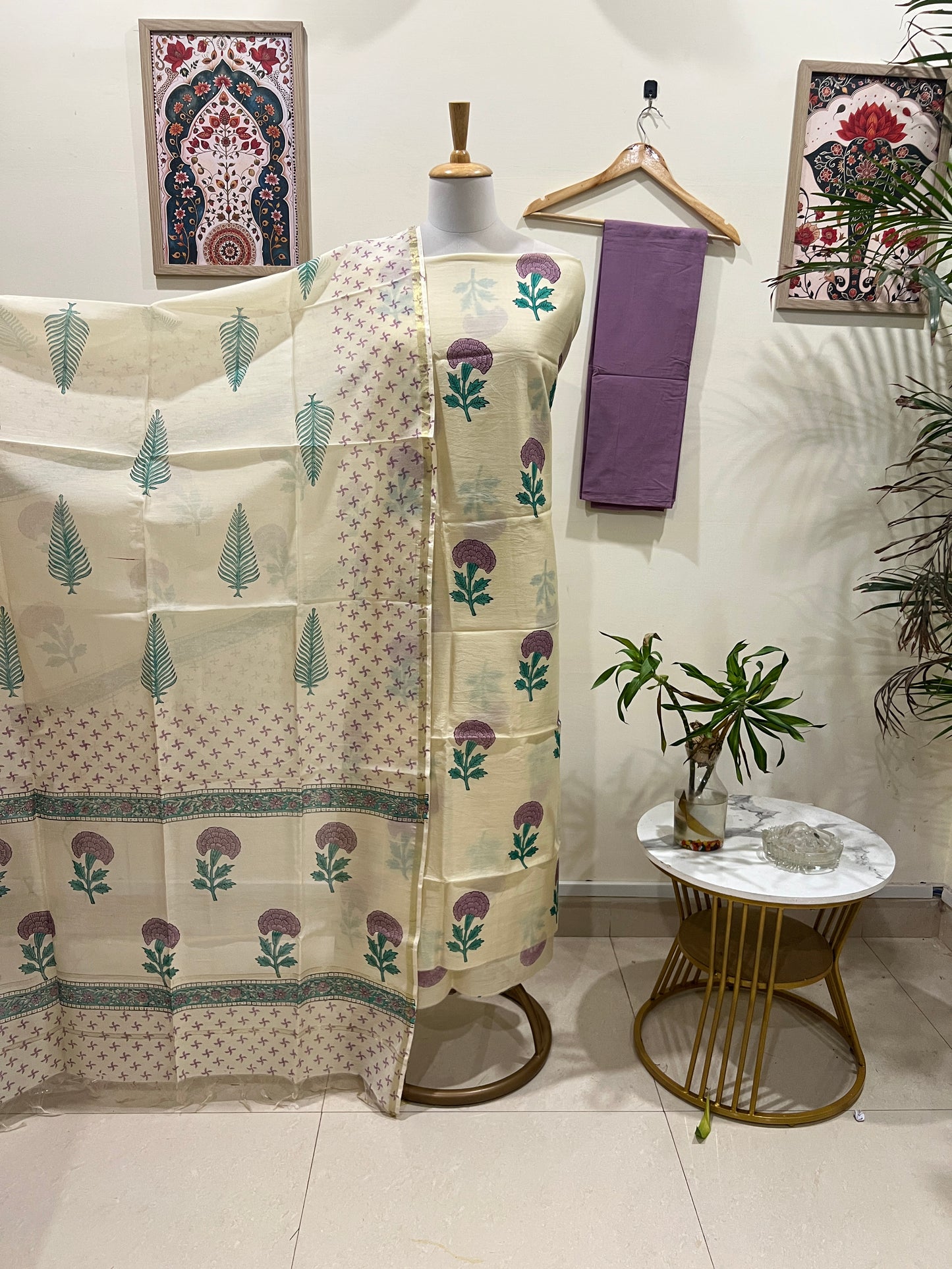 CHANDERI SILK SUIT (PH4566)