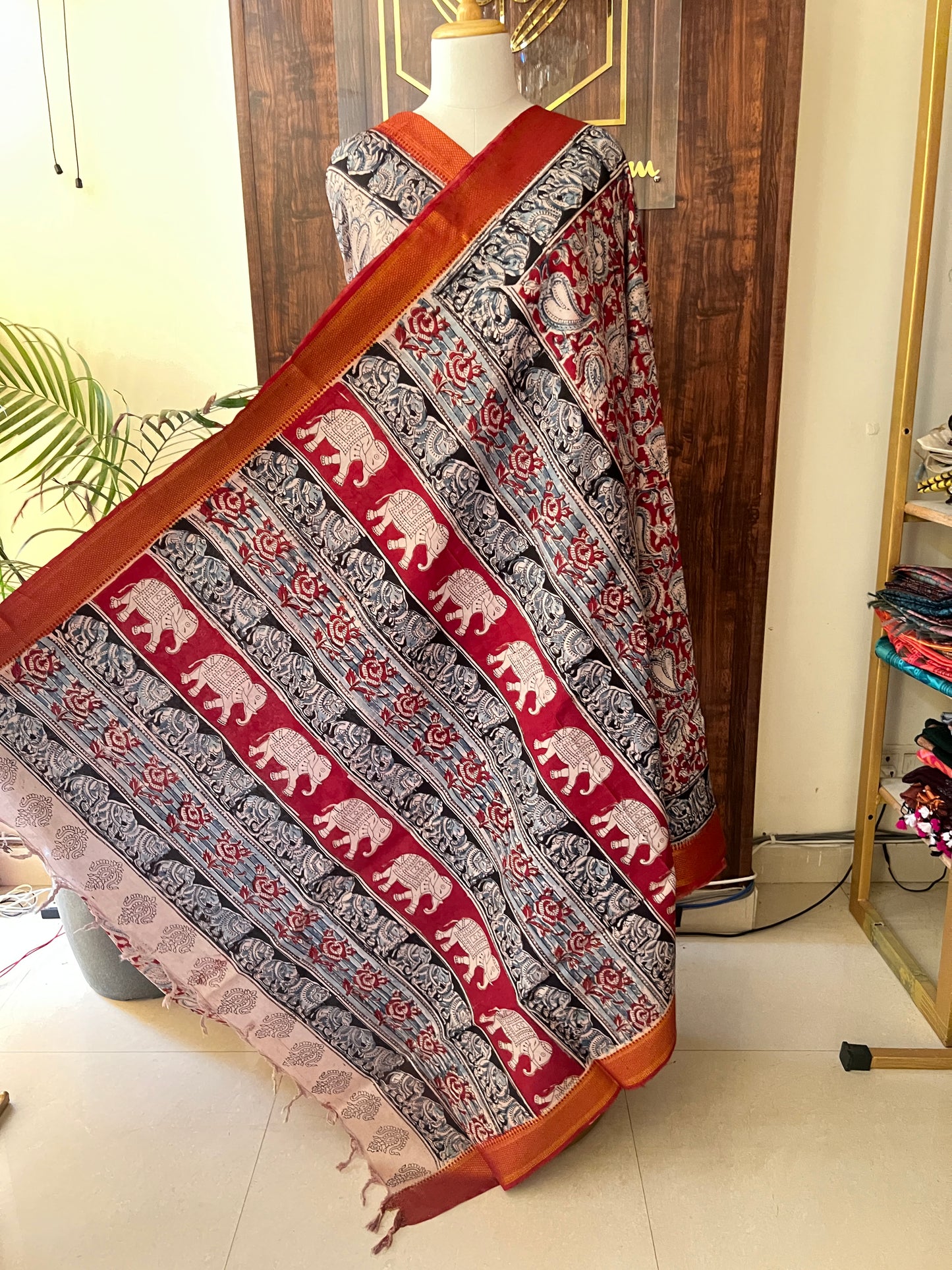 KALAMKARI SILK SAREE