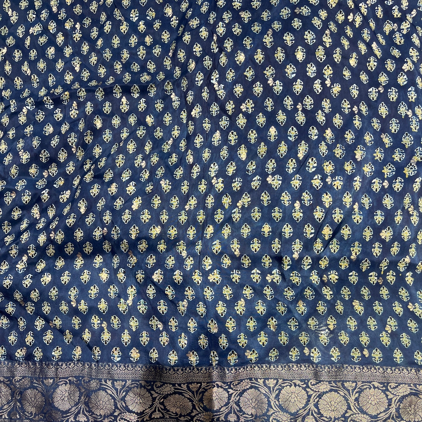 AJRAKH DOLA SILK SAREE (PH4812)