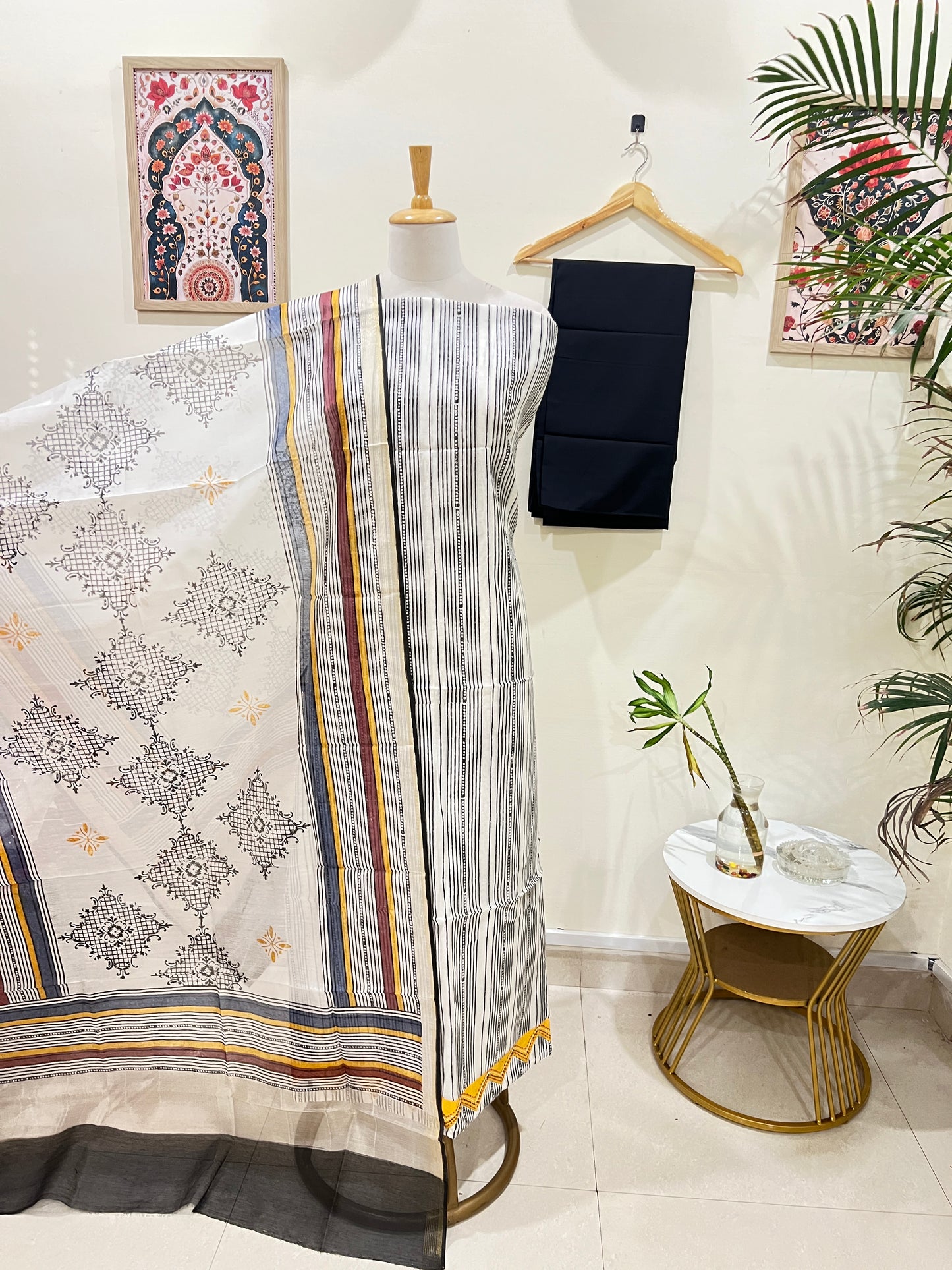 CHANDERI SILK SUIT (PH4883)