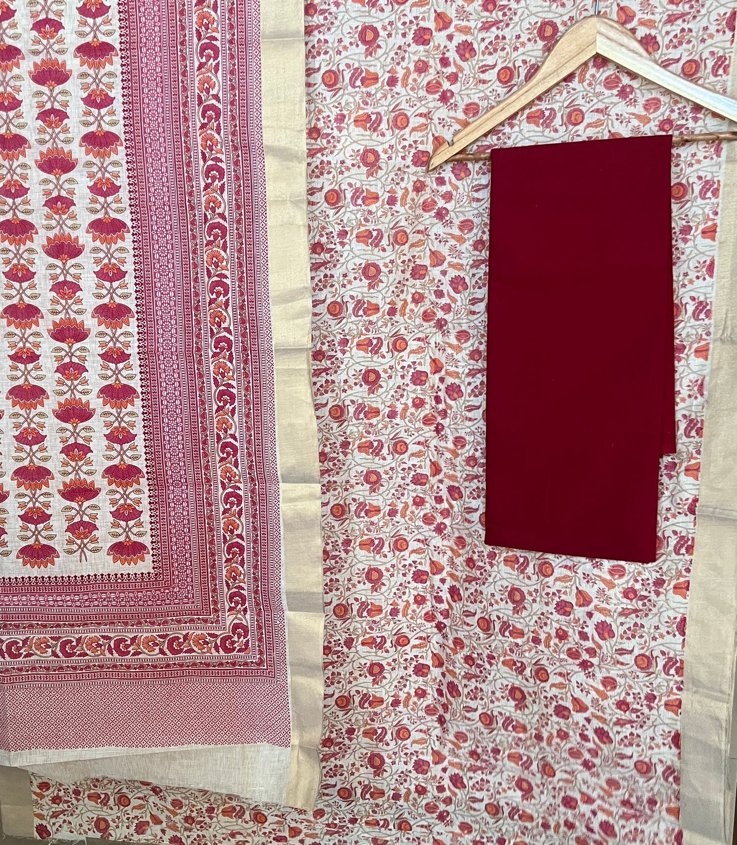 COTTON CHANDERI SUIT (PH7199)
