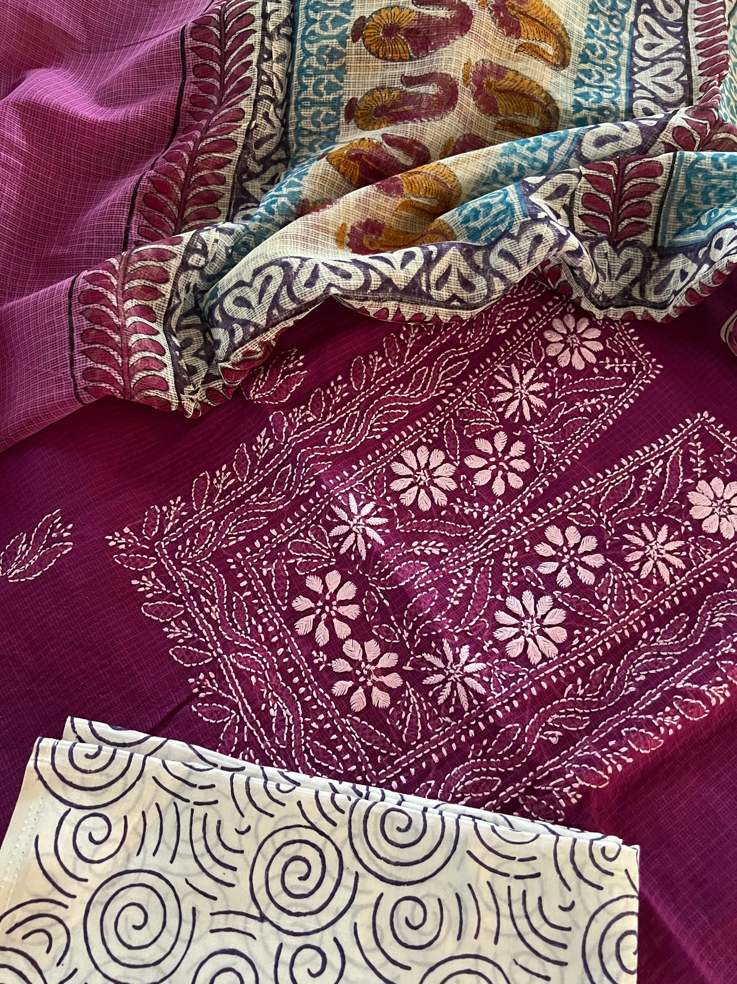 CHIKANKARI SUIT (PH8077)