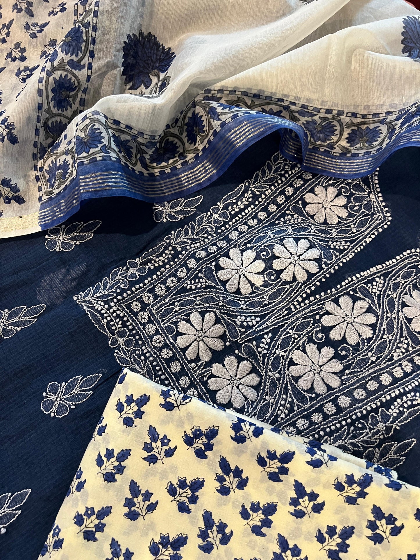 CHIKANKARI SUITS (PH8097)