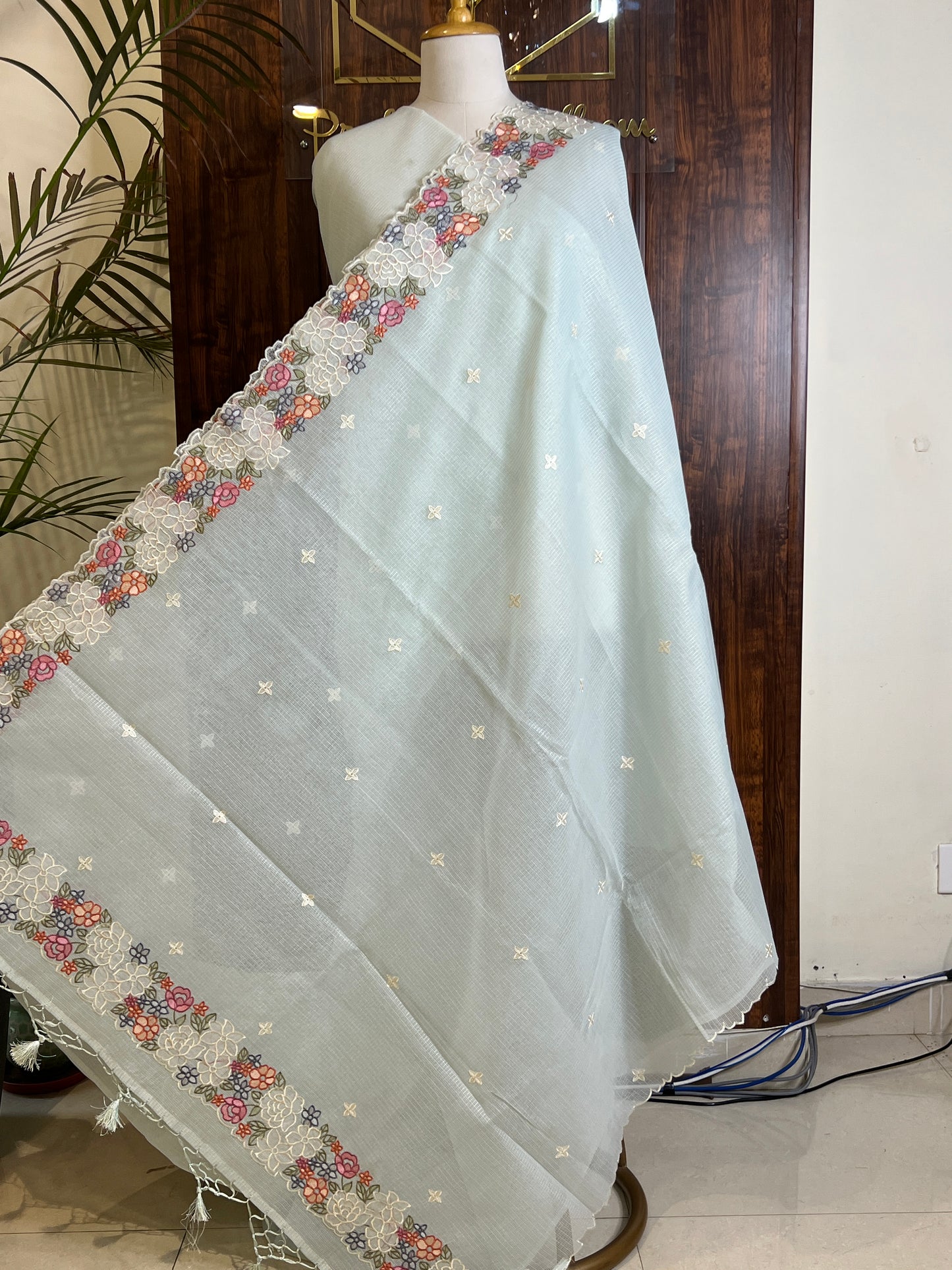 KOTA DORIYA EMBROIDERY SAREE (PH8976)