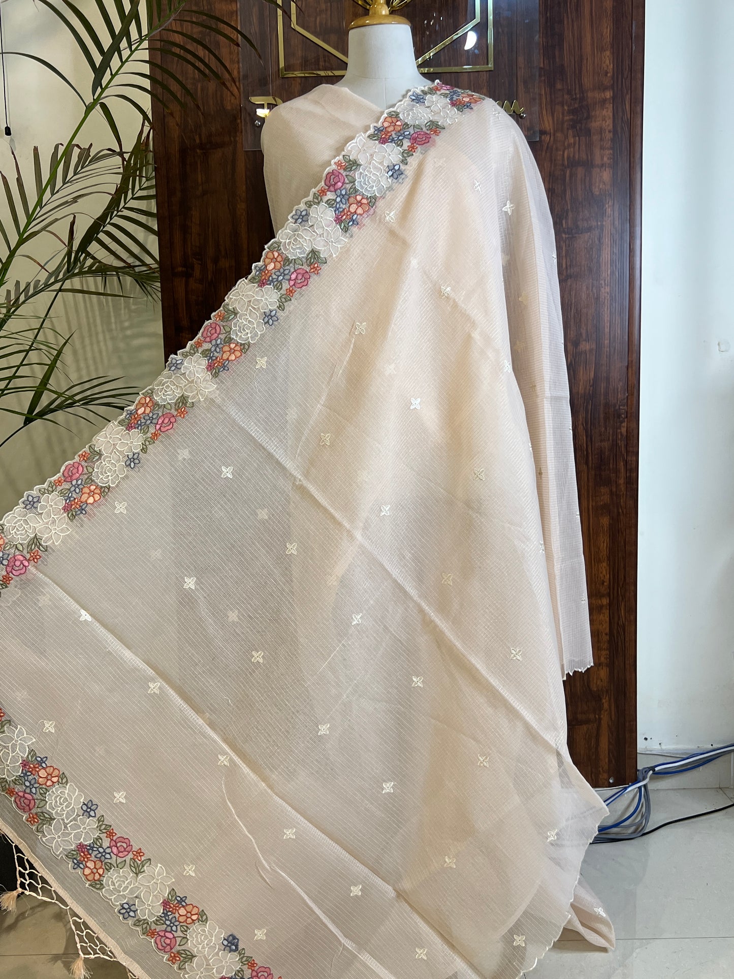 KOTA DORIA EMBROIDERY SAREE (PH8980)