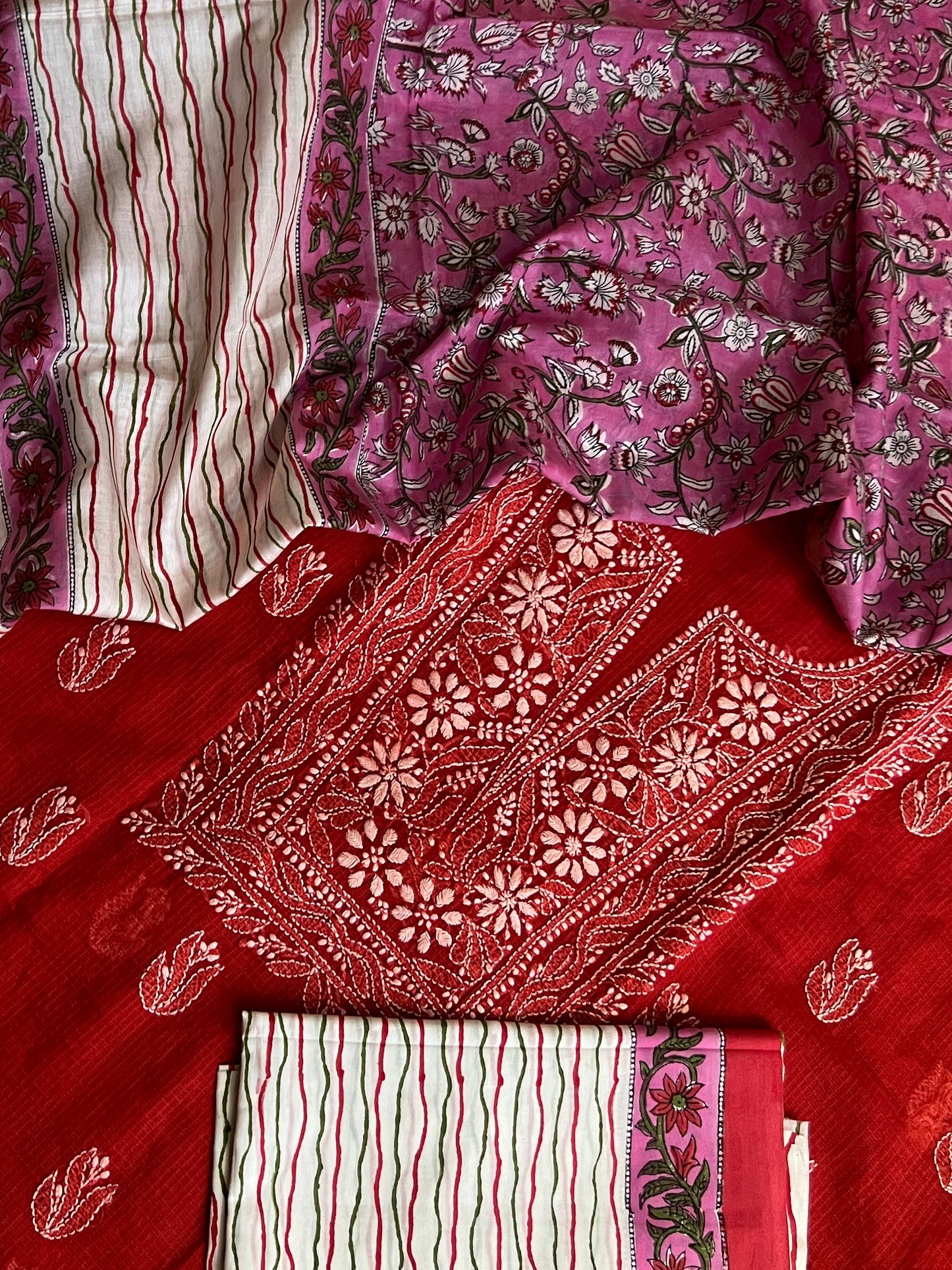 CHIKANKARI SUIT (PH9048)