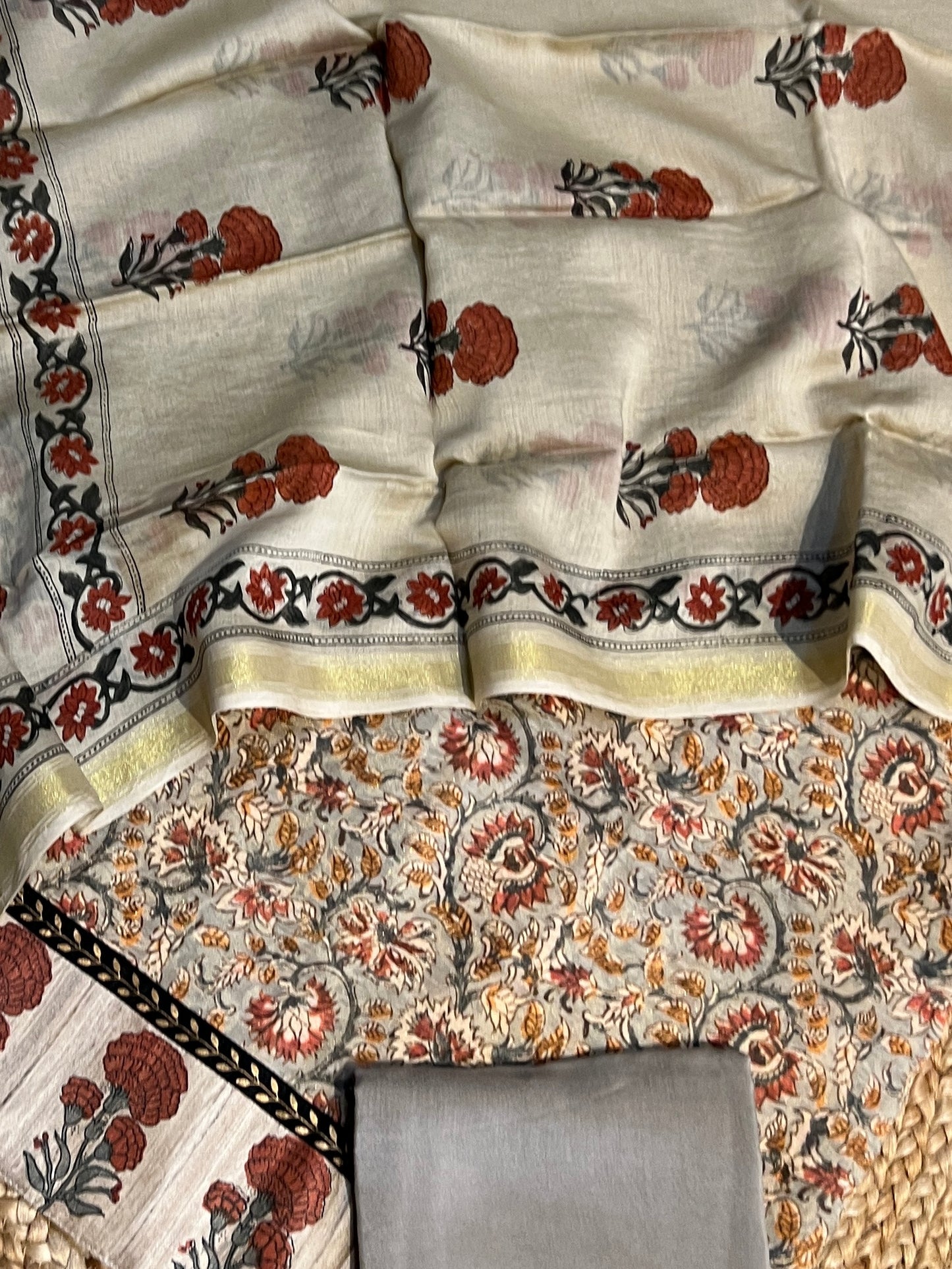 TISSUE CHANDERI SUITS (PH9065)