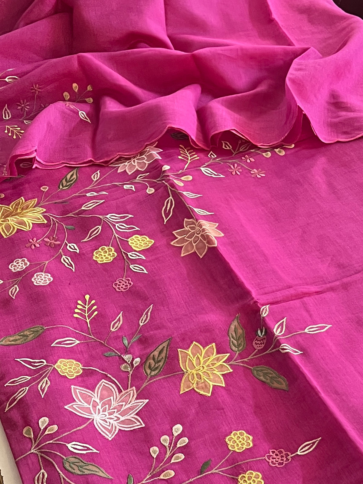 MUL CHANDERI SUIT (PH9432)