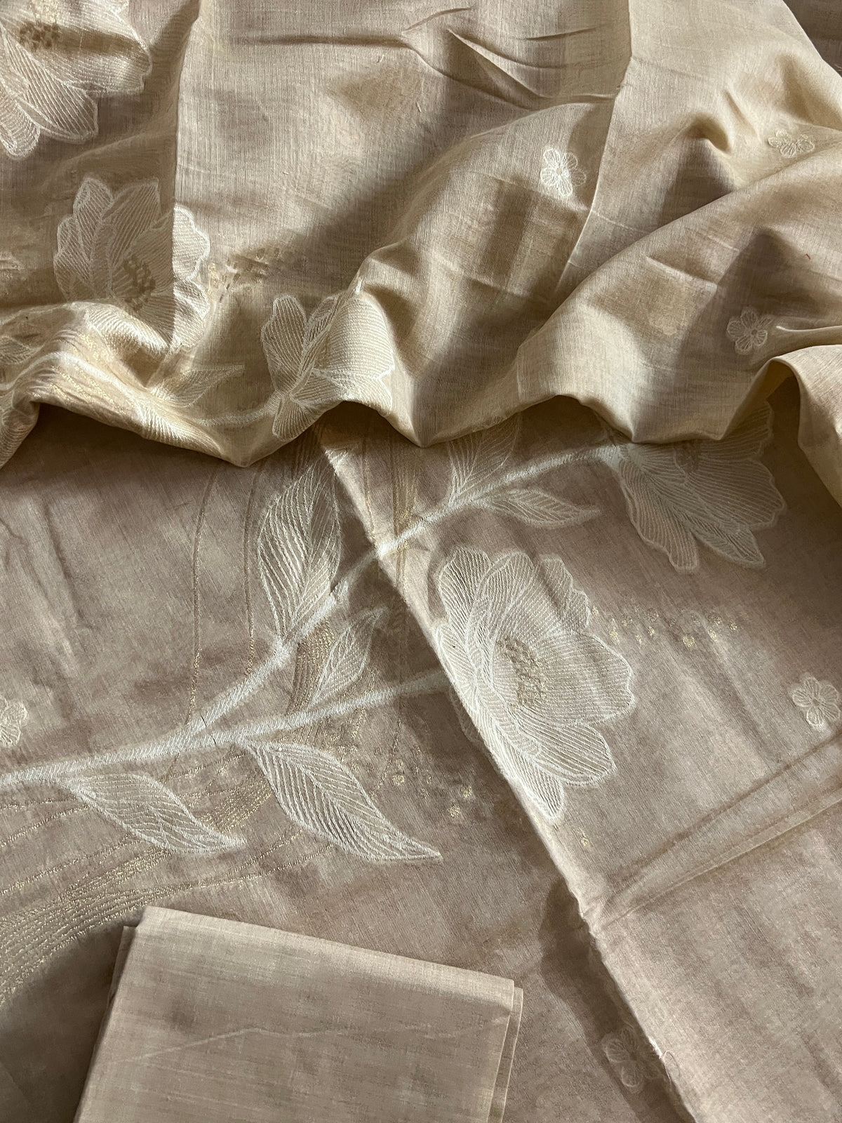 SLUB CHANDERI SUIT (PH9453)
