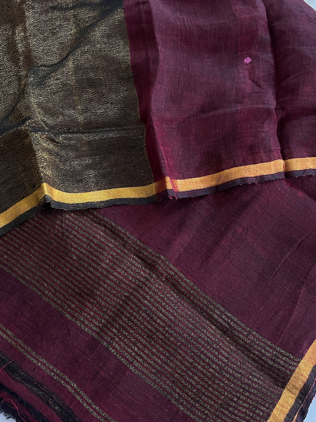LINEN JAMDANI SUIT (PH9514)