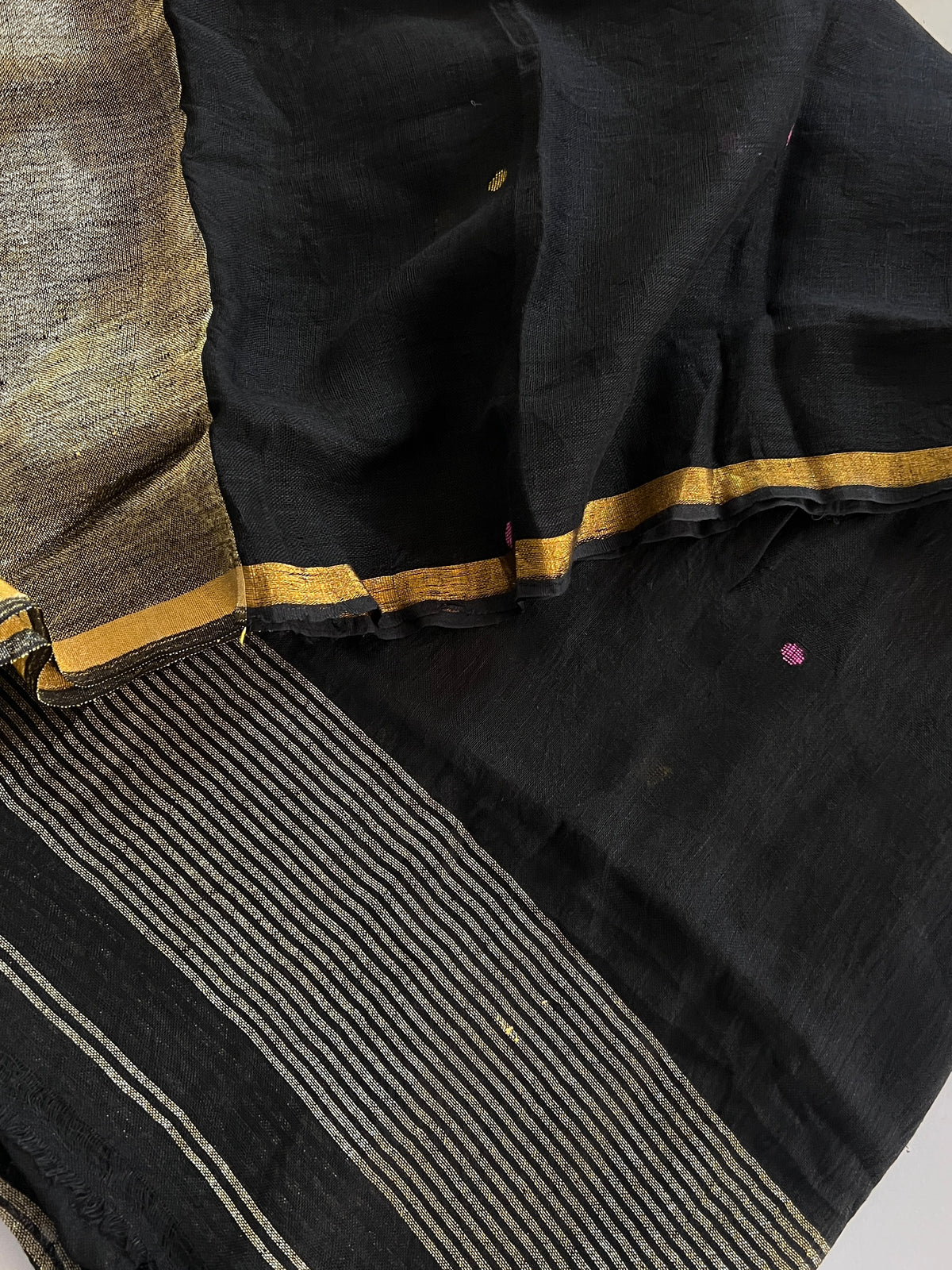 LINEN JAMDANI SUIT (PH9517)