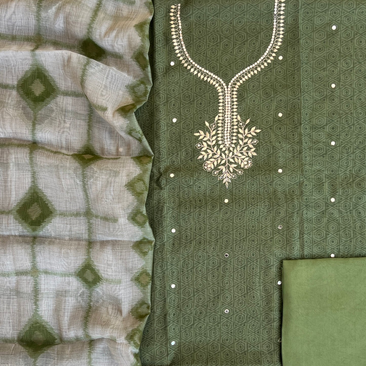 CHANDERI SILK SUIT