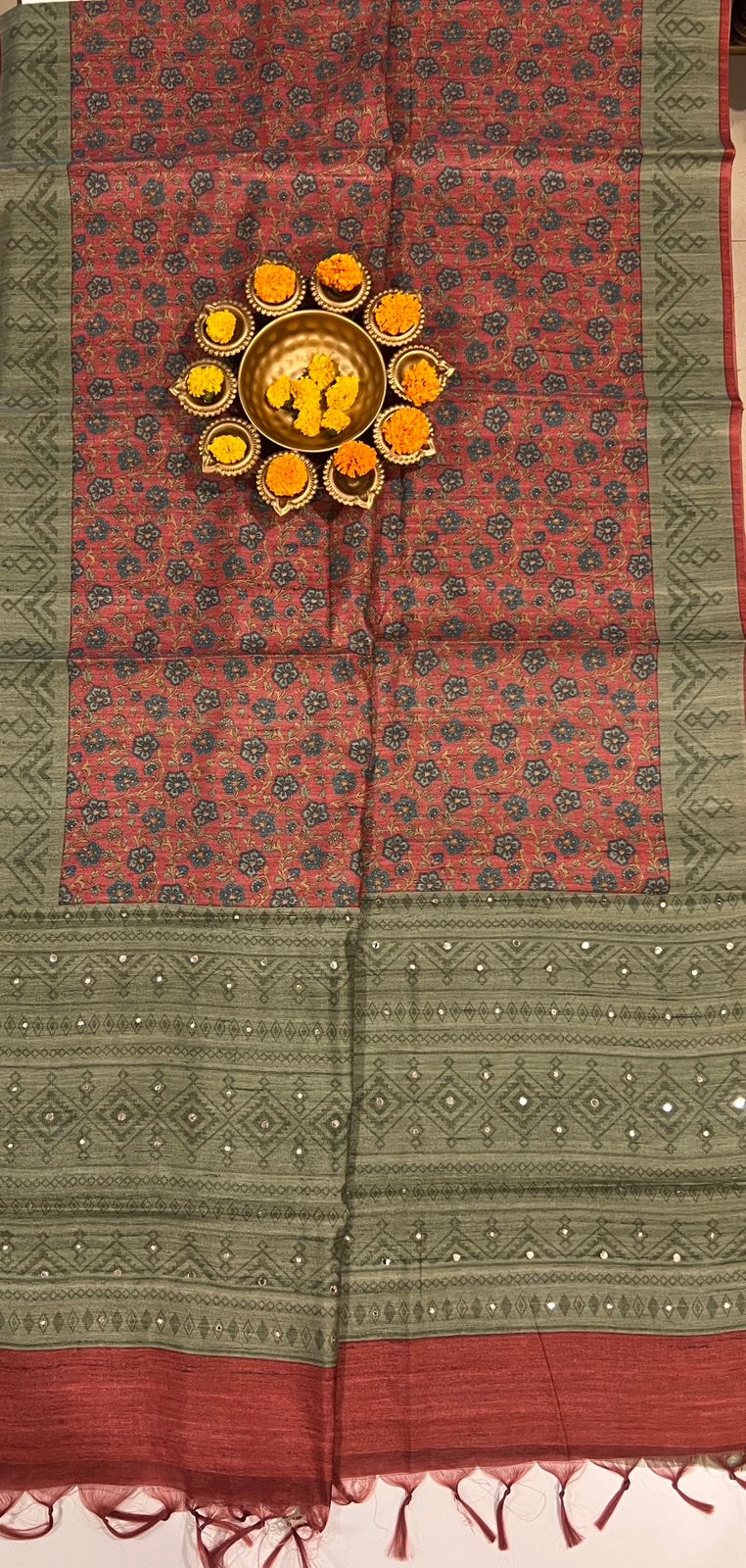 SEMI TUSSER SAREE
