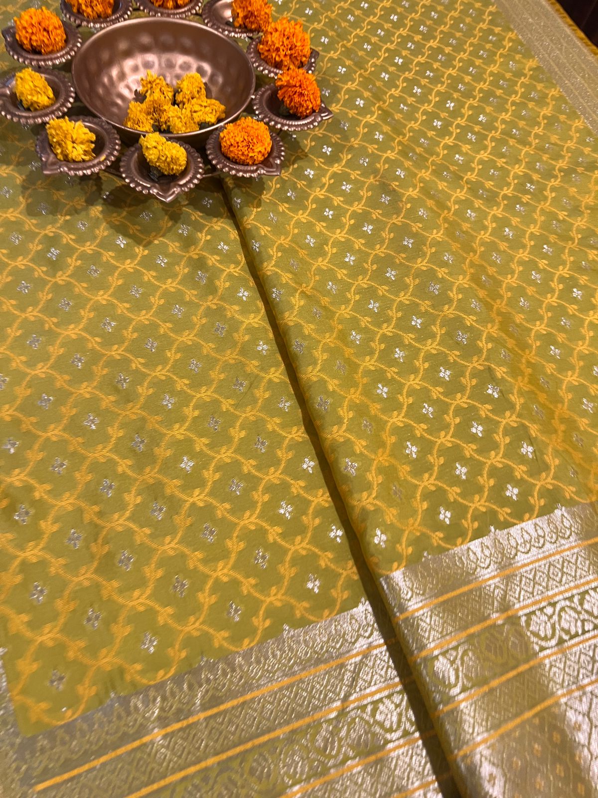 BANARASI SILK ALFI SAREE