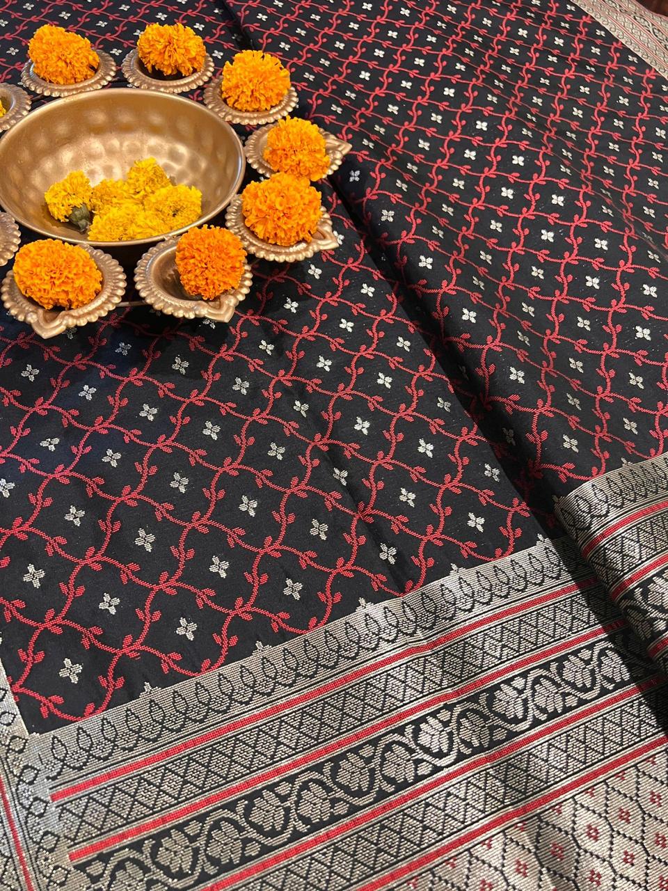 BANARASI SILK ALFI SAREE