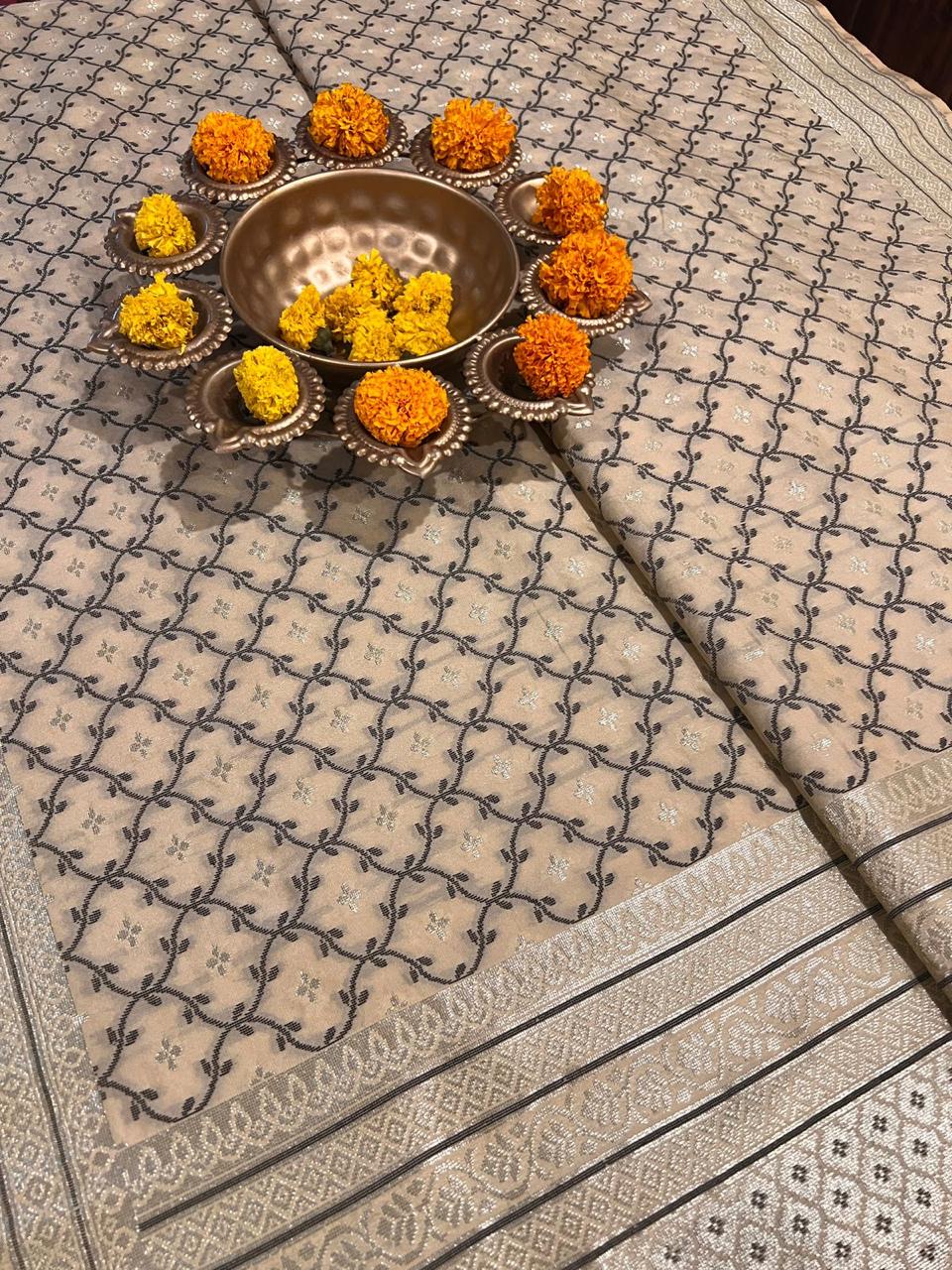 BANARASI SILK ALFI SAREE