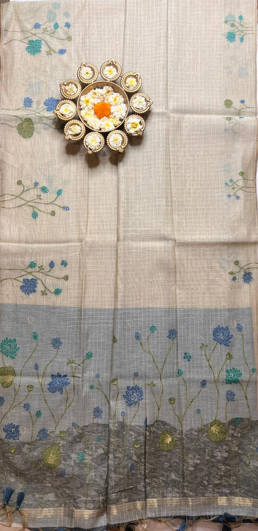 MULMUL JAMDANI SAREE