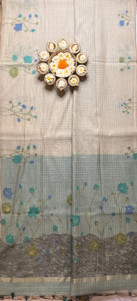 MULMUL JAMDANI SAREE