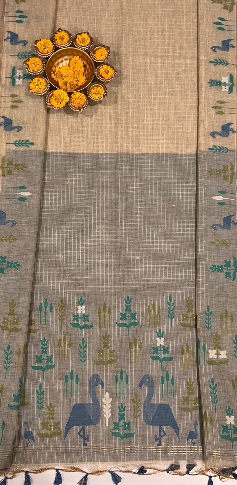 MULMUL JAMDANI SAREE