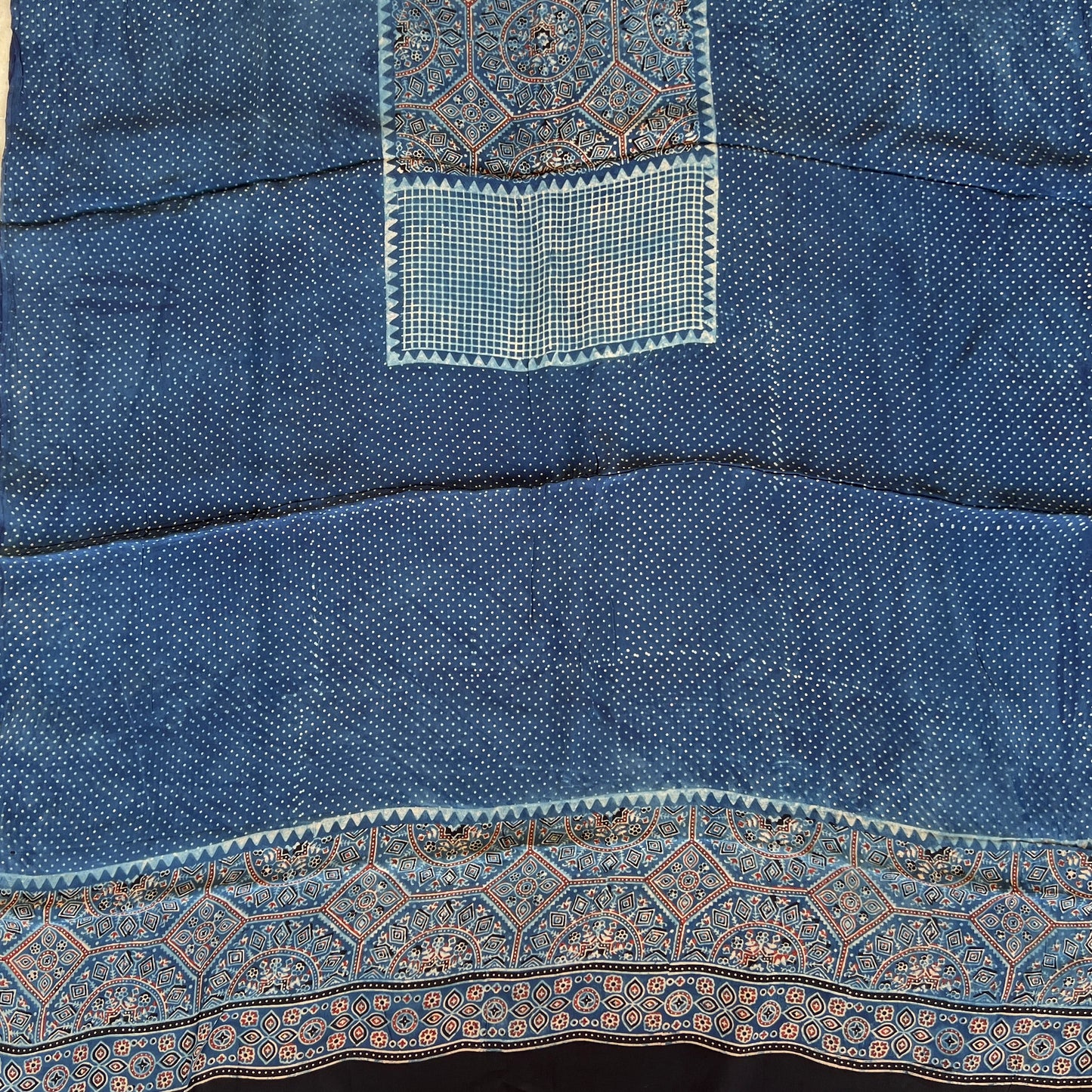 AJRAKH GEORGETTE SUIT (PH2197)