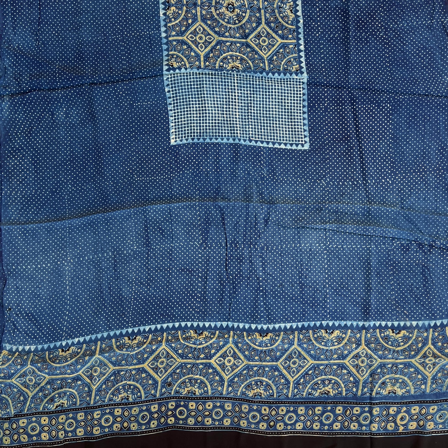 AJRAKH GEORGETTE SUIT (PH2198)