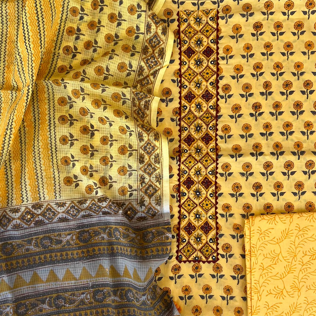 COTTON BLOCK PRINT SET