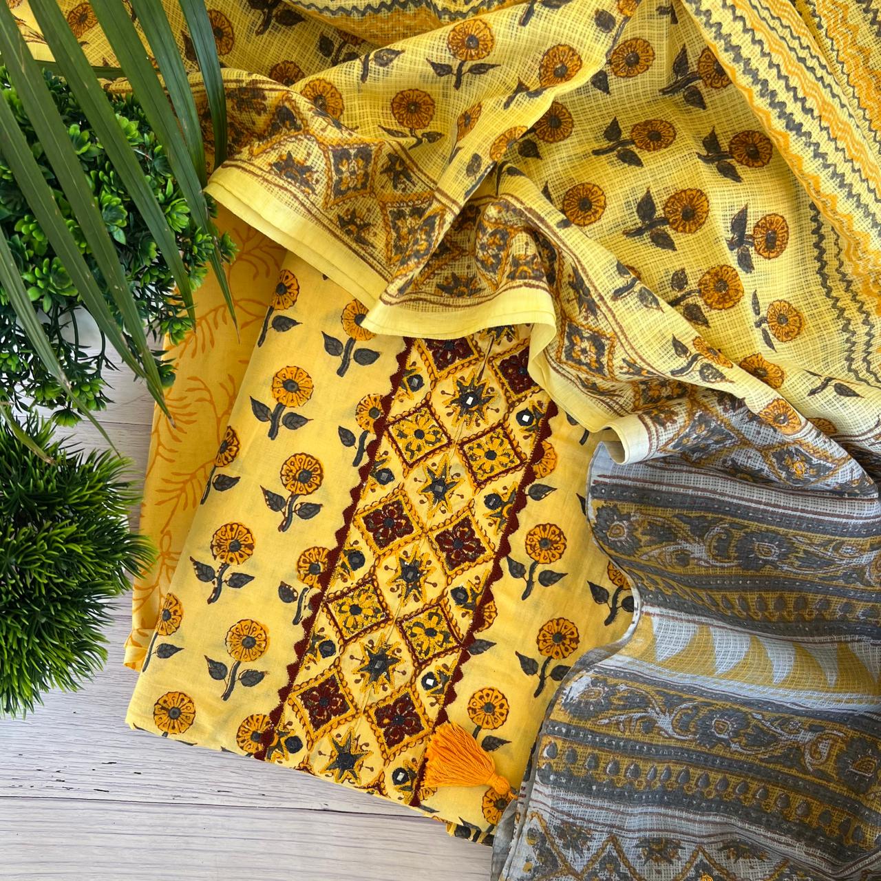 COTTON BLOCK PRINT SET