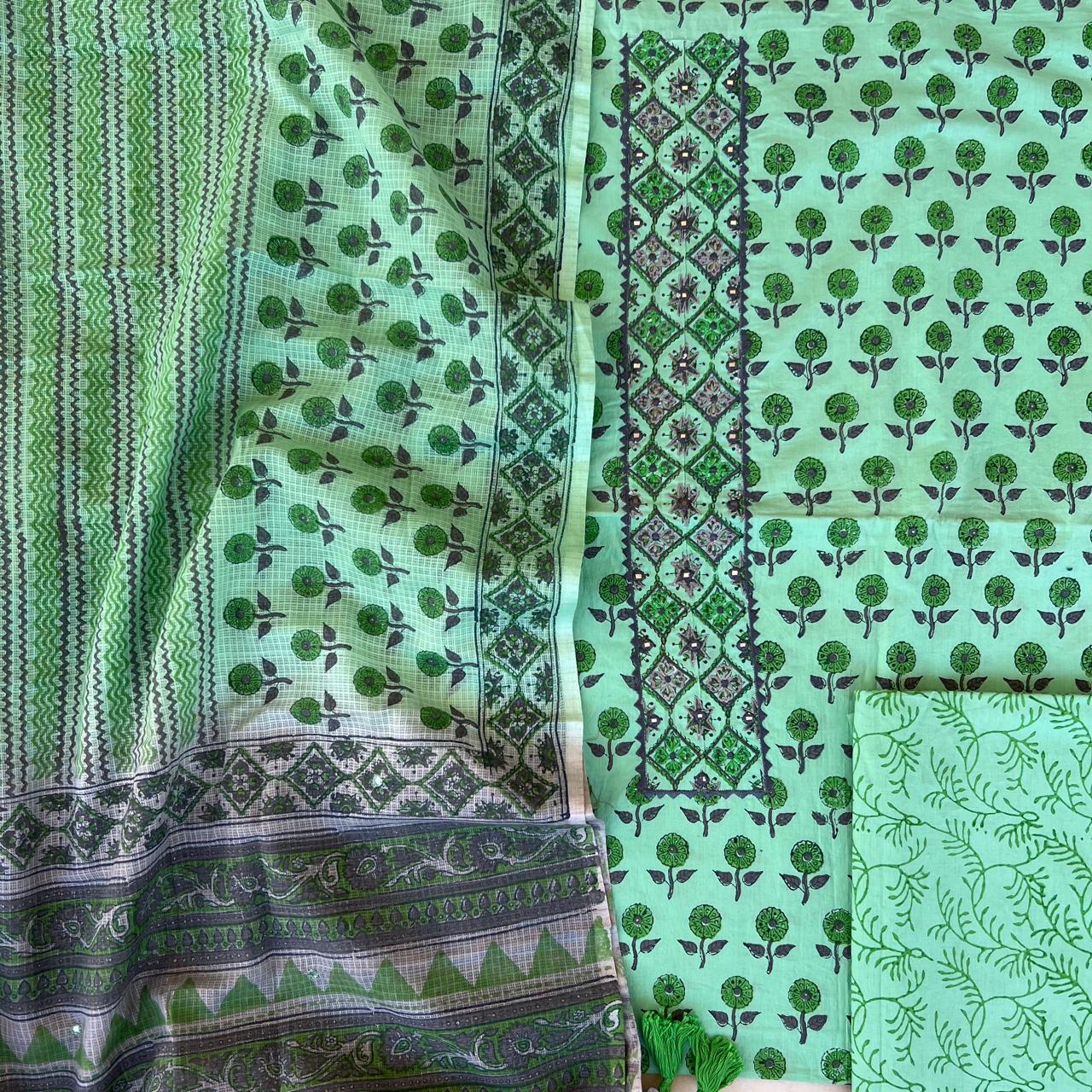 COTTON BLOCK PRINT SET