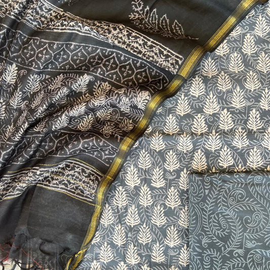 COTTON BLOCK PRINT SUITS