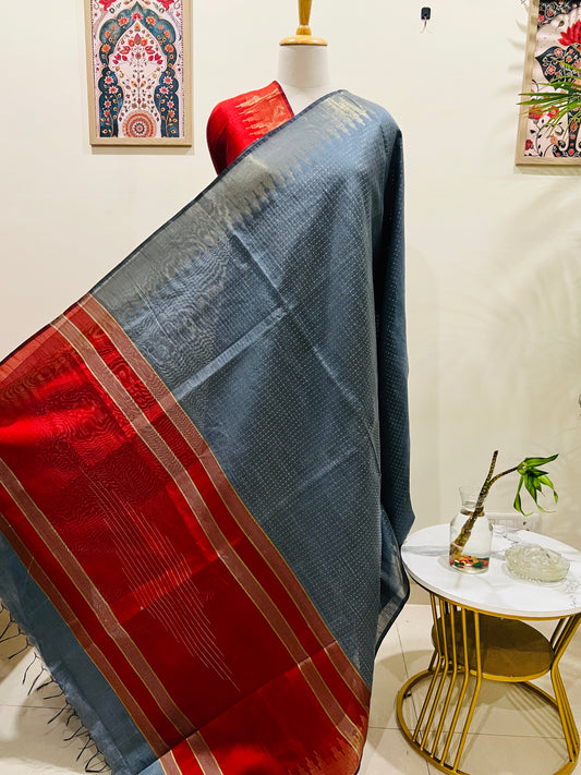 SEMI RAW SILK SAREE