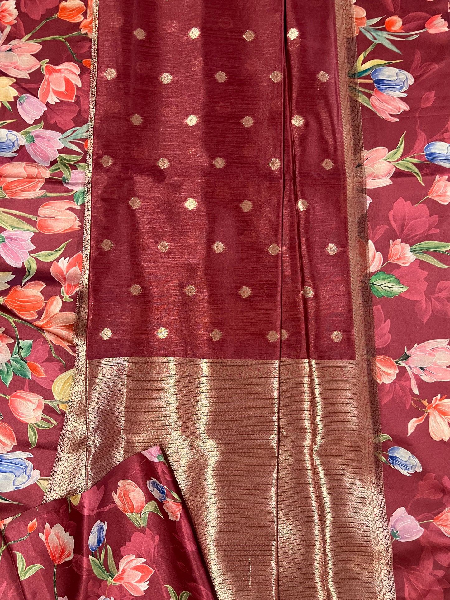 BANARSEE CHANDERI SILK SAREE