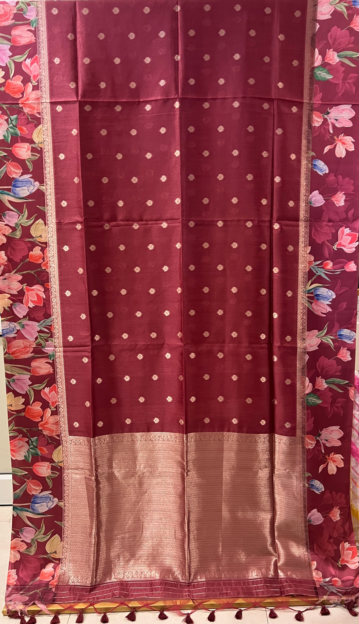 BANARSEE CHANDERI SILK SAREE