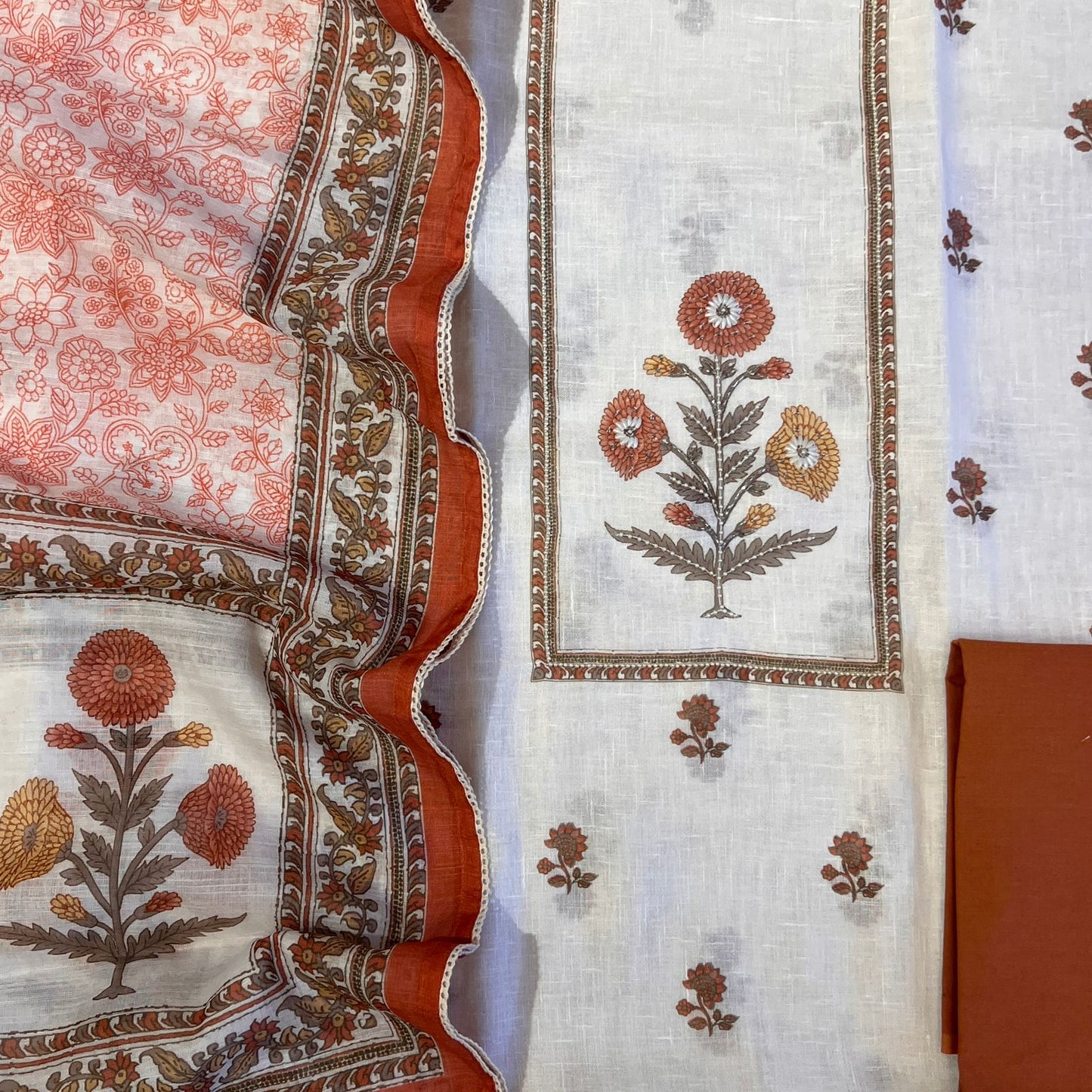 LINEN BLOCK PRINT SET