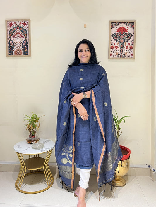 LINEN JAMDANI SUITS