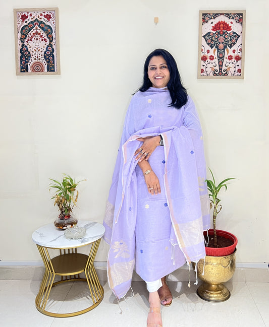 LINEN JAMDANI SUITS